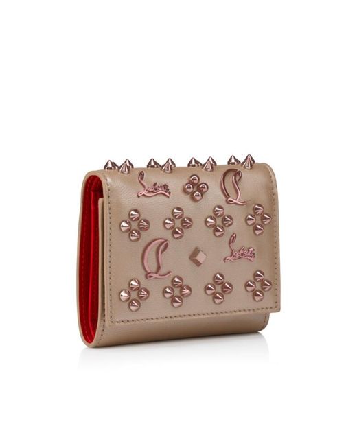 Christian Louboutin Natural Stud-Embellishment Wallet