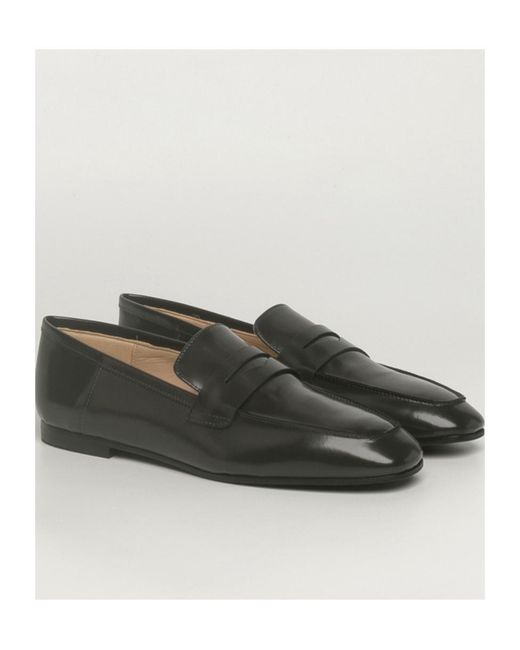 Fabio Rusconi Black Logo Loafers