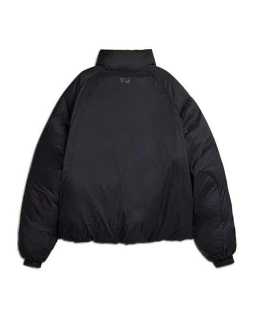 Y-3 Black Puffer Jacket for men