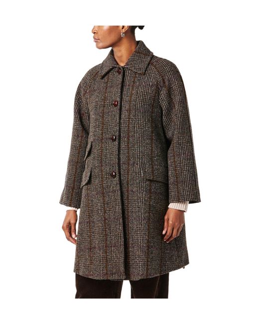 Weekend by Maxmara Gray Printed Coat