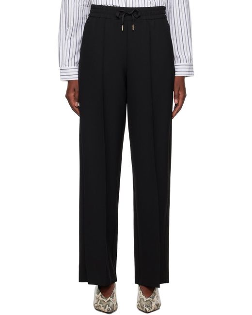 A.P.C. Black Wide-Leg Trousers
