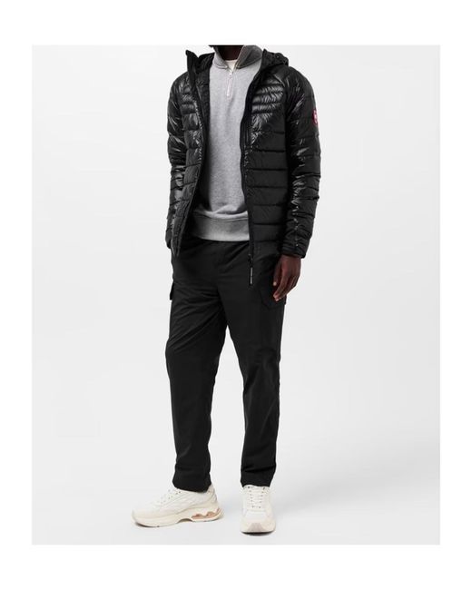 Canada Goose Black Logo Patch Down Jacket for men