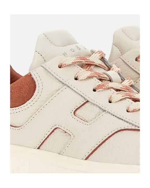 Hogan Natural H-Stripe Low-Top Sneakers