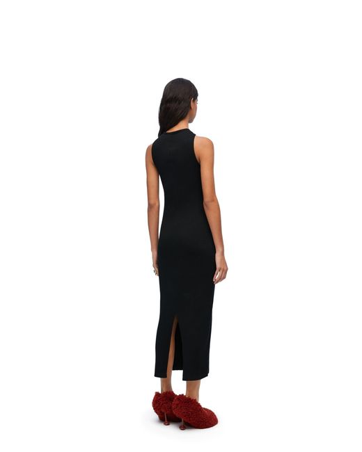 Loewe Black Anagram Pebble Dress
