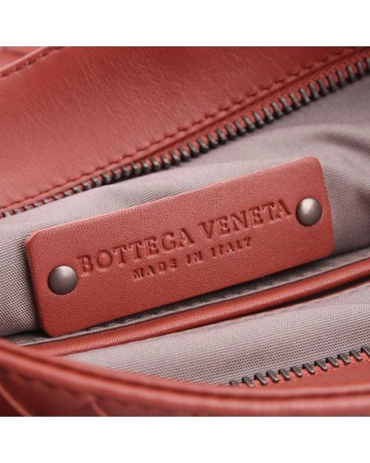 Bottega Veneta Red Logo Shoulder Bag for men