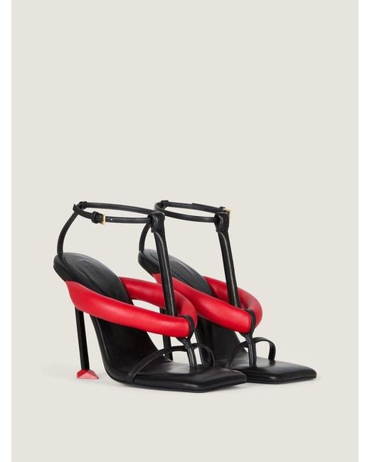 Givenchy Red Boudoir Heeled Sandals
