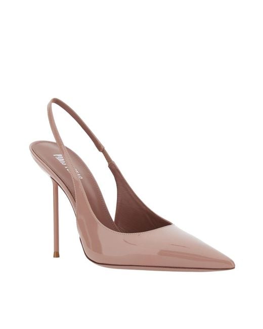 Paris Texas Pink Lidia Slingback Pumps