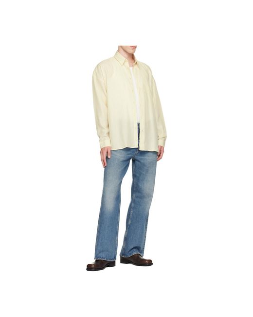 sunflower Blue Wide Leg Jeans for men