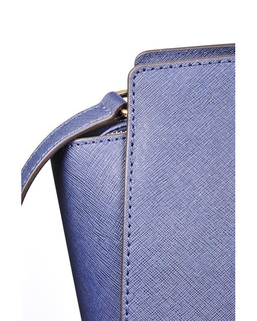 Michael Kors Blue Logo Shoulder Bag