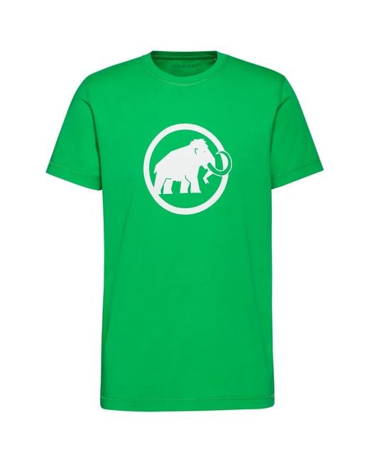 Mammut Green Short-Sleeved T-Shirt for men