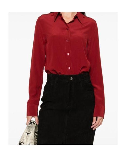 Stella McCartney Red Buttoned Shirt