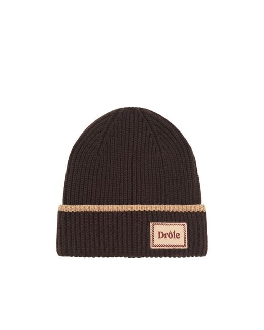 Drole de Monsieur Brown Drôle De Monsieur Le Bonnet Laine Beanie for men