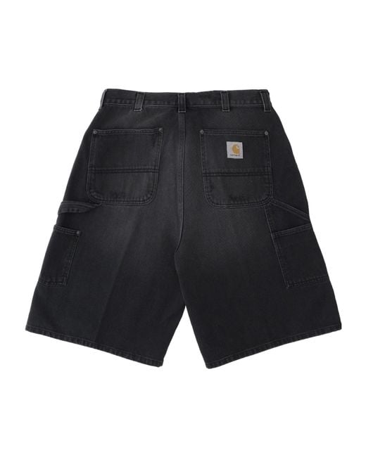 Carhartt Blue Og Aden Double Knee Shorts for men