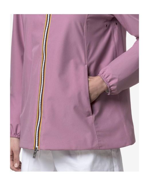 K-Way Purple Marguerite Stretch Jacket