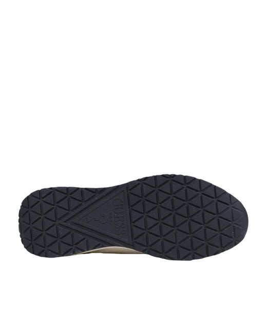 Guess White Lace-Up Sneakers for men