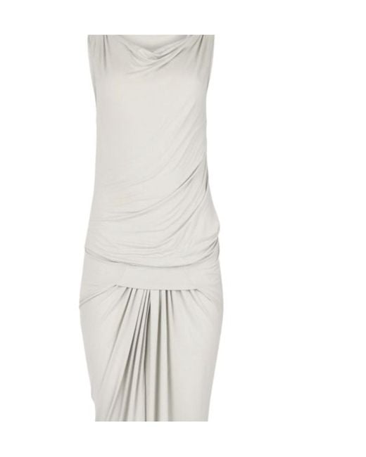 Entire studios White Draped Maxi Dress