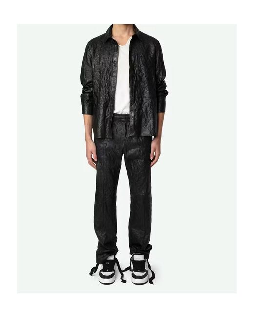 Zadig & Voltaire Black Serge Shirt for men