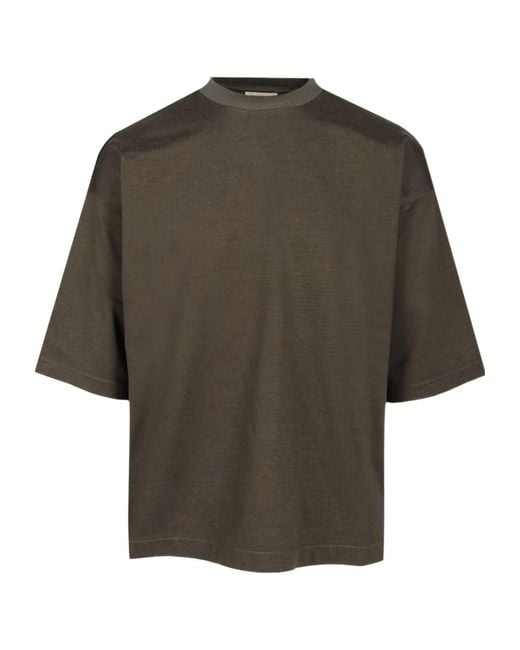 Fear Of God Green Short Sleeved Crewneck T-Shirt for men