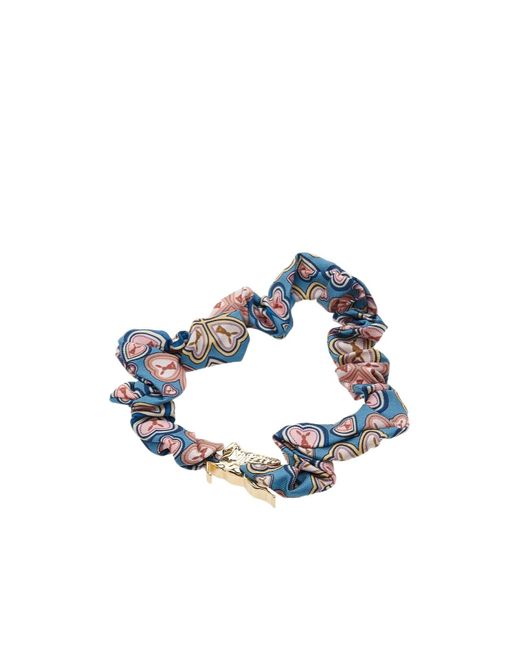 Etro Blue Logo Hair Accessories