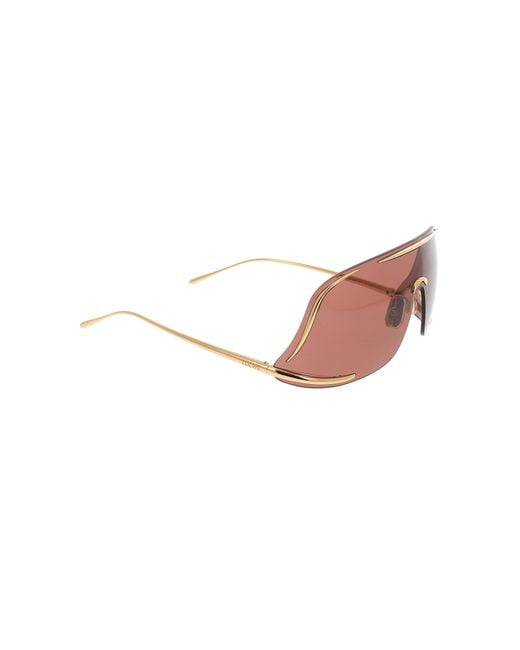 Loewe Pink Shield Frame Sunglasses
