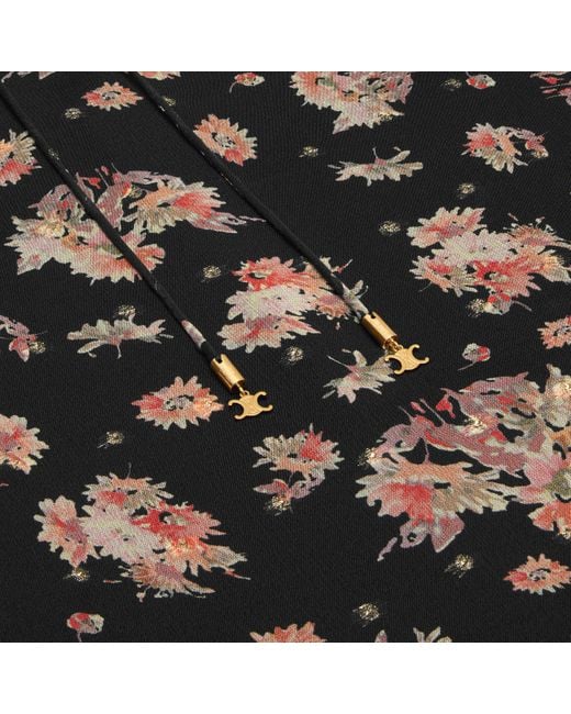 Céline Black Jabot Dress