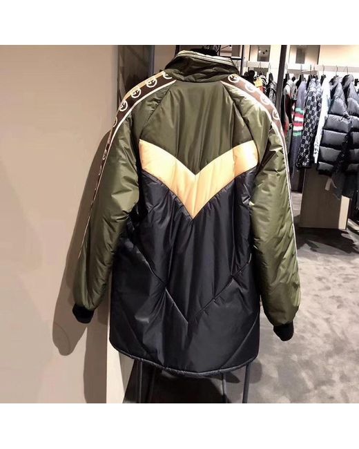 Gucci Black Interlocking G Zipped Jacket for men