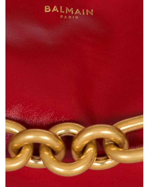Balmain Red Sync Medium Bag