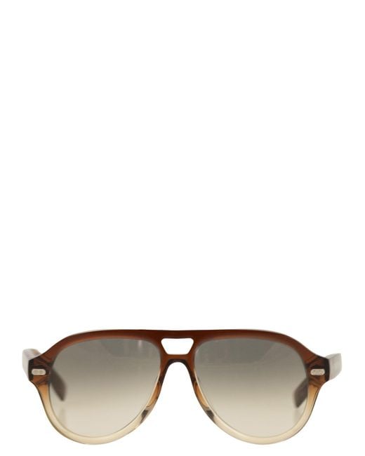 Brunello Cucinelli Multicolor Paul Acetate Sunglasses for men