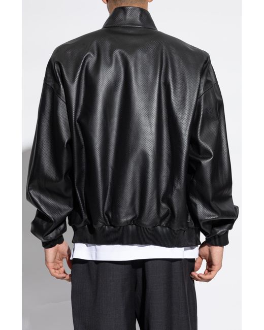 Bally Black X Adrien Brody Perforated Zipped Jacket for men