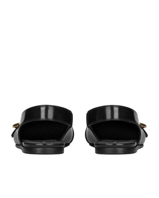 Givenchy Black Pointed-Toe Flat Shoes