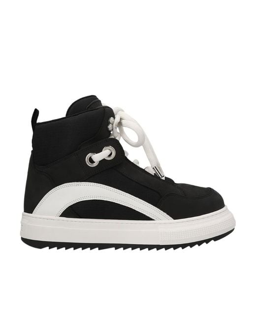 DSquared² Black Boogie High Top Sneakers for men