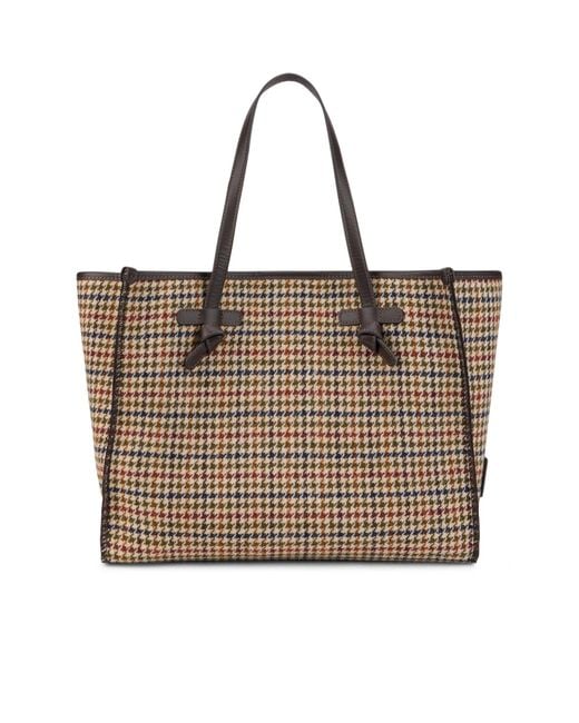 Gianni Chiarini Brown Double-Handle Tote Bag