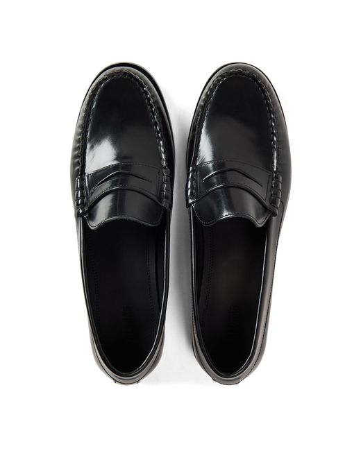 Alohas Black Studded Loafers