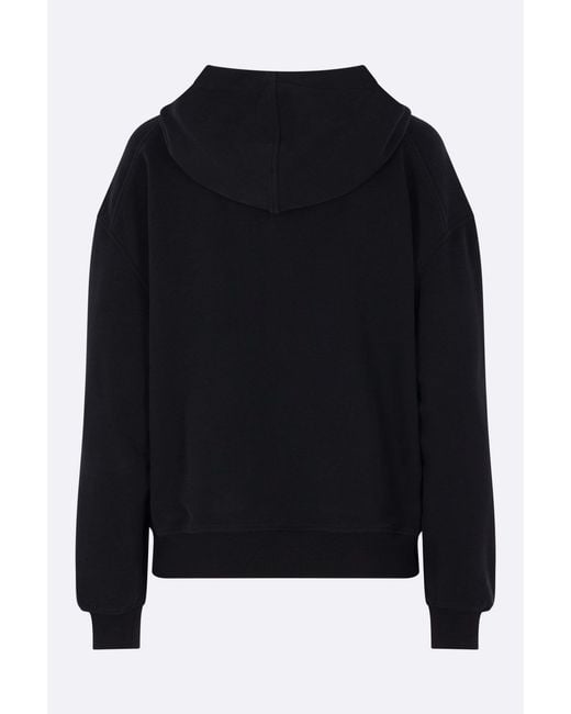 Brunello Cucinelli Black French Terry Zipper Hoodie