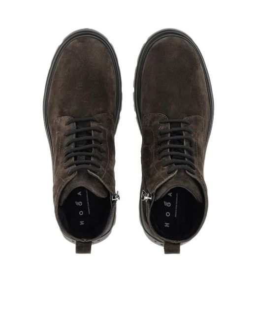 Hogan Black H692 Ankle Boots for men