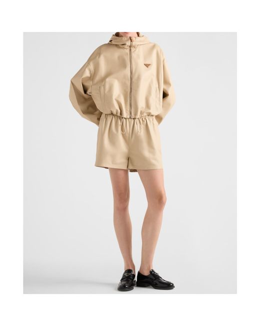 Prada Natural Nappa Leather Jacket