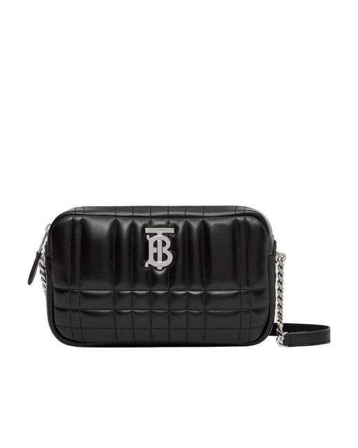 Burberry Black Lola Small Quilted Shoulder Bag