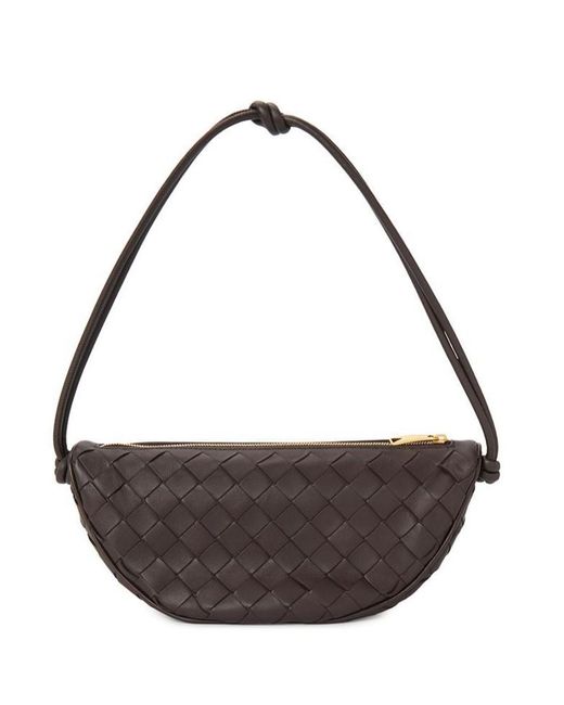 Bottega Veneta Metallic Woven Shoulder Bag