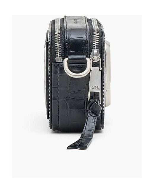 Marc Jacobs Black The Snapshot Leather Shoulder Bag