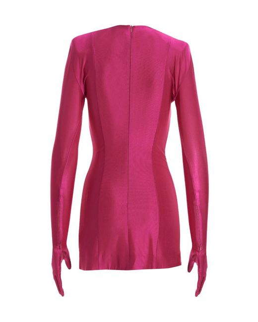 Vetements Pink Round-Neck Dress