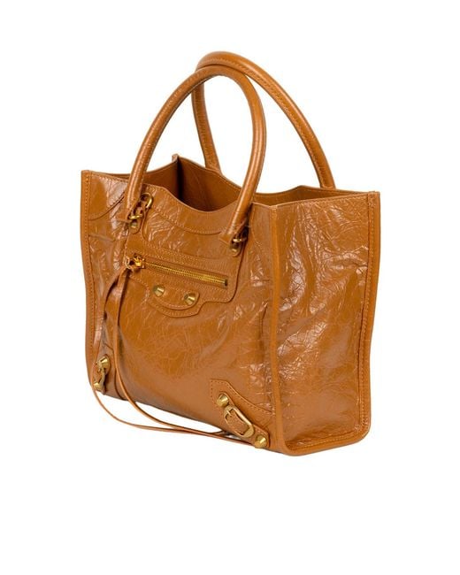 Balenciaga Brown Bags Lamb