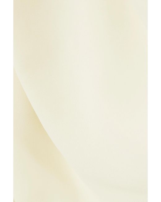 A.W.A.K.E. MODE White Printed Stretch Crepe Gown