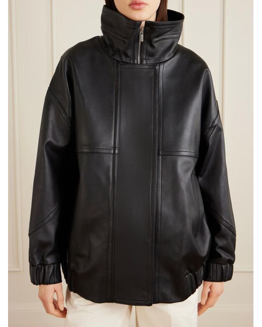 Theory Black Leather Jacket