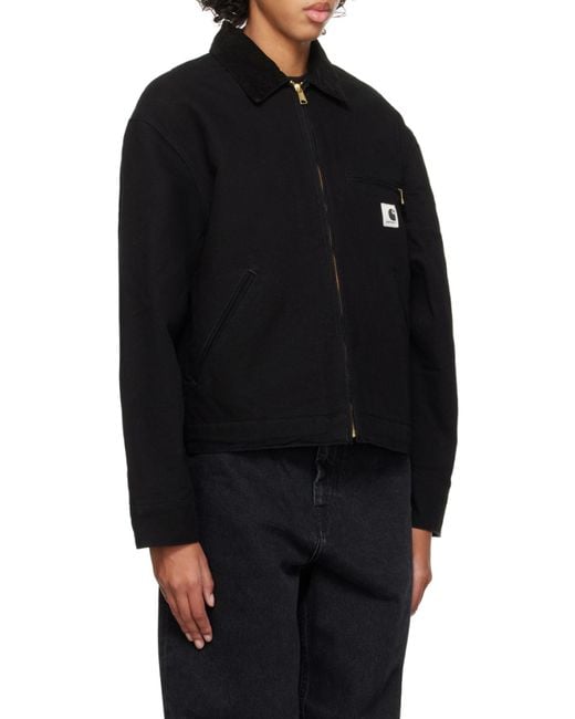 Carhartt Black Og Detroit Zip-Up Jacket