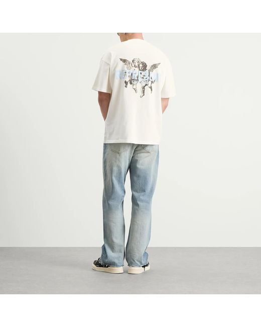 Represent White Legacy Cherubs Crew Neck T-Shirt for men