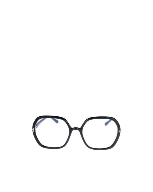 Tom Ford White Eyewear Oversized Frame Glasses for men