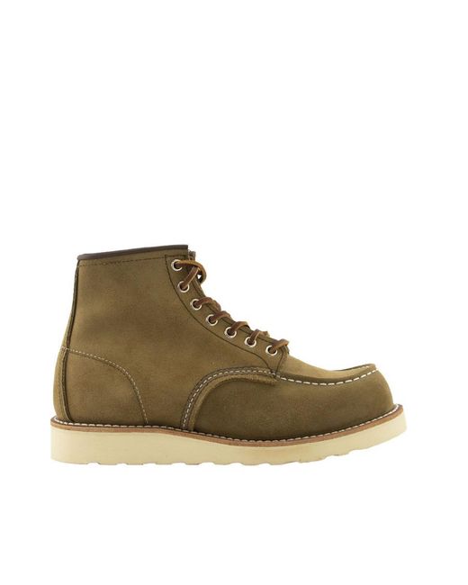 Red Wing Brown Lacing Ankle Boots for men