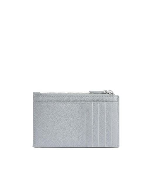 Balenciaga White Cash Large Long Coin And Card Holder for men