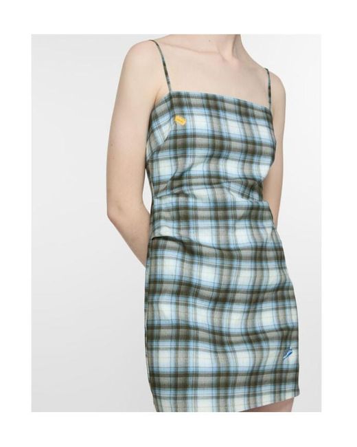 Acne Blue Suspender Dress