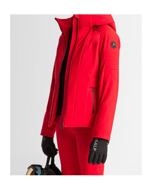 Fusalp Red Long-Sleeved Ski Jacket